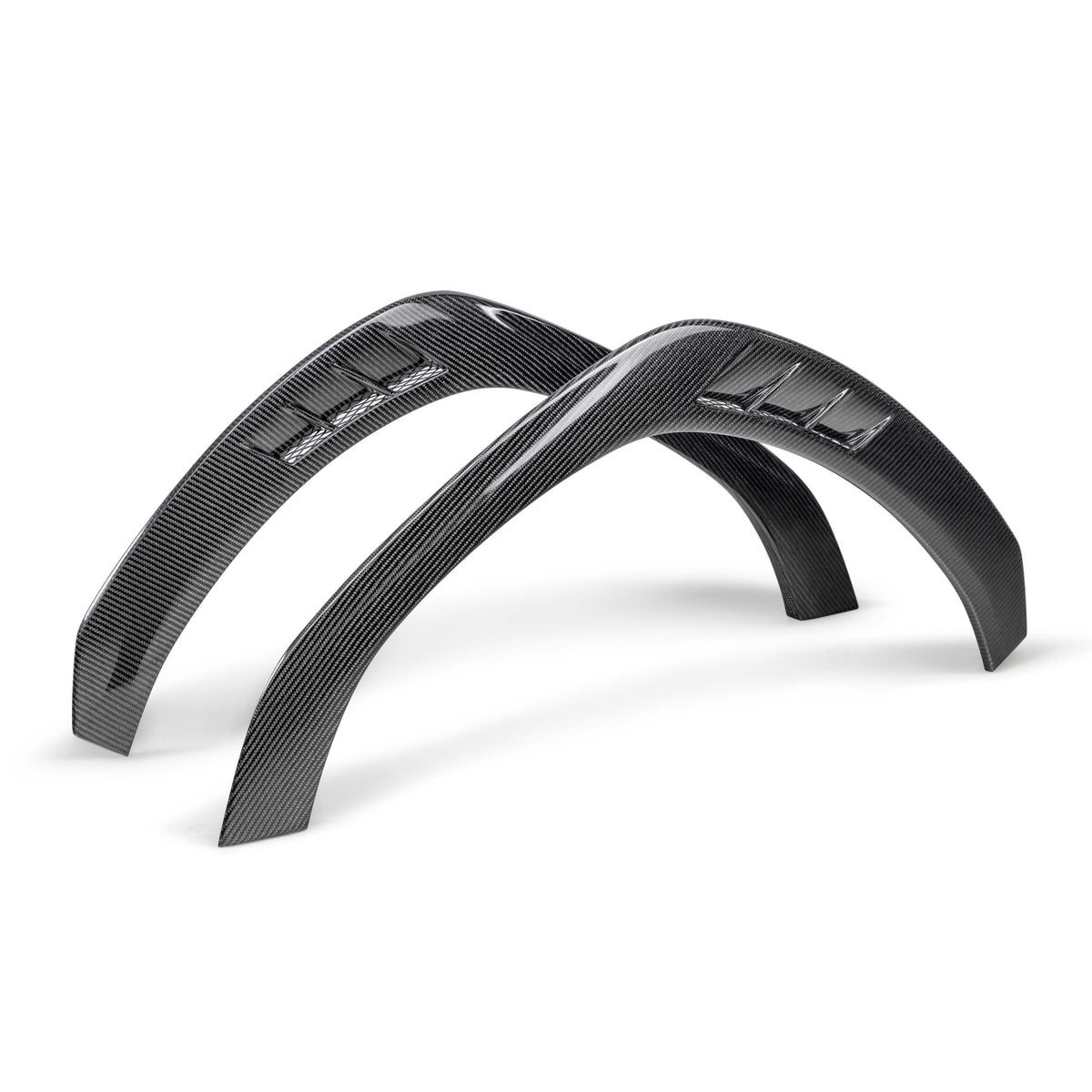 Carbon fiber front fender trim for 2022-2026 Subaru WRX