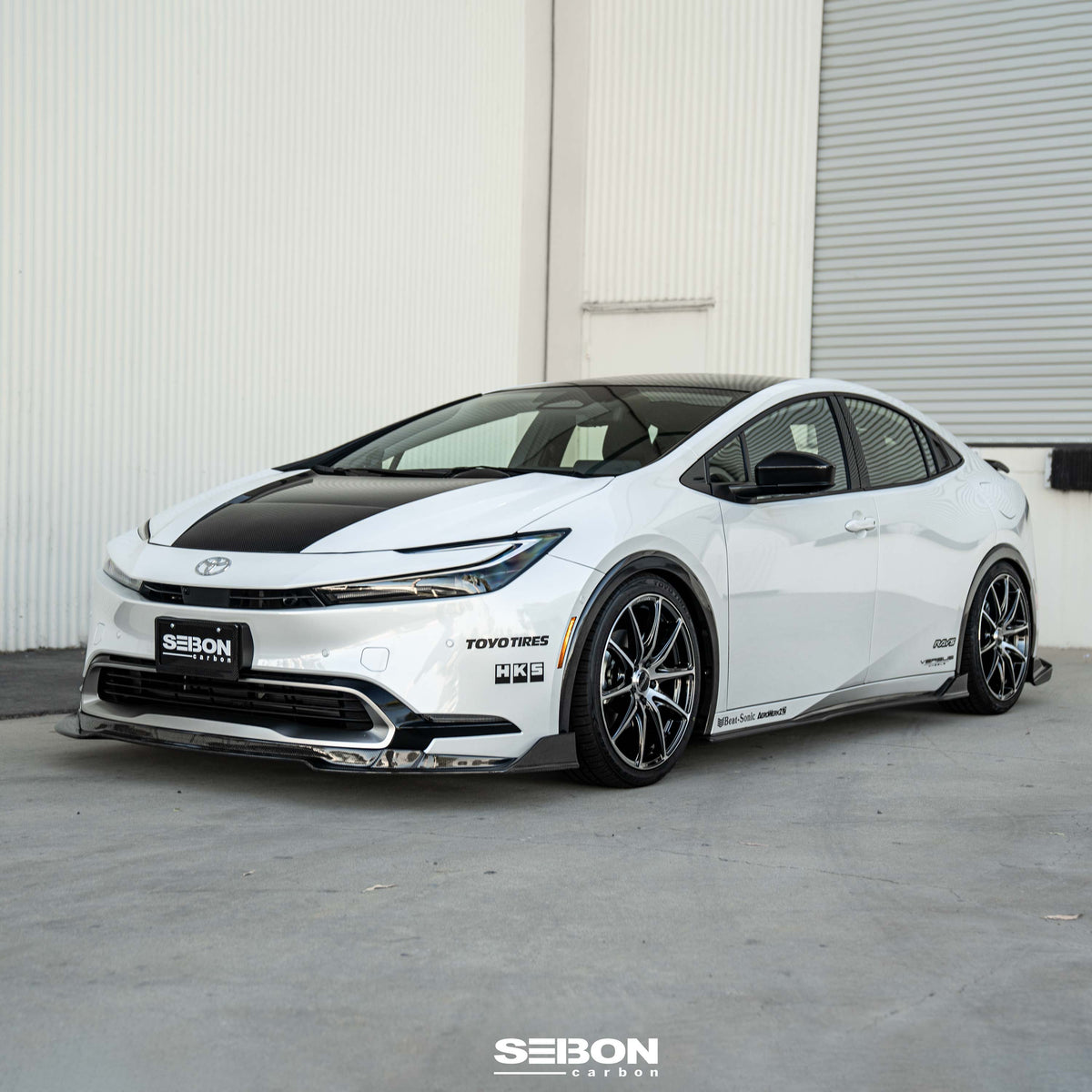 Carbon fiber Front Fender Trims for 2023-2026 Toyota Prius