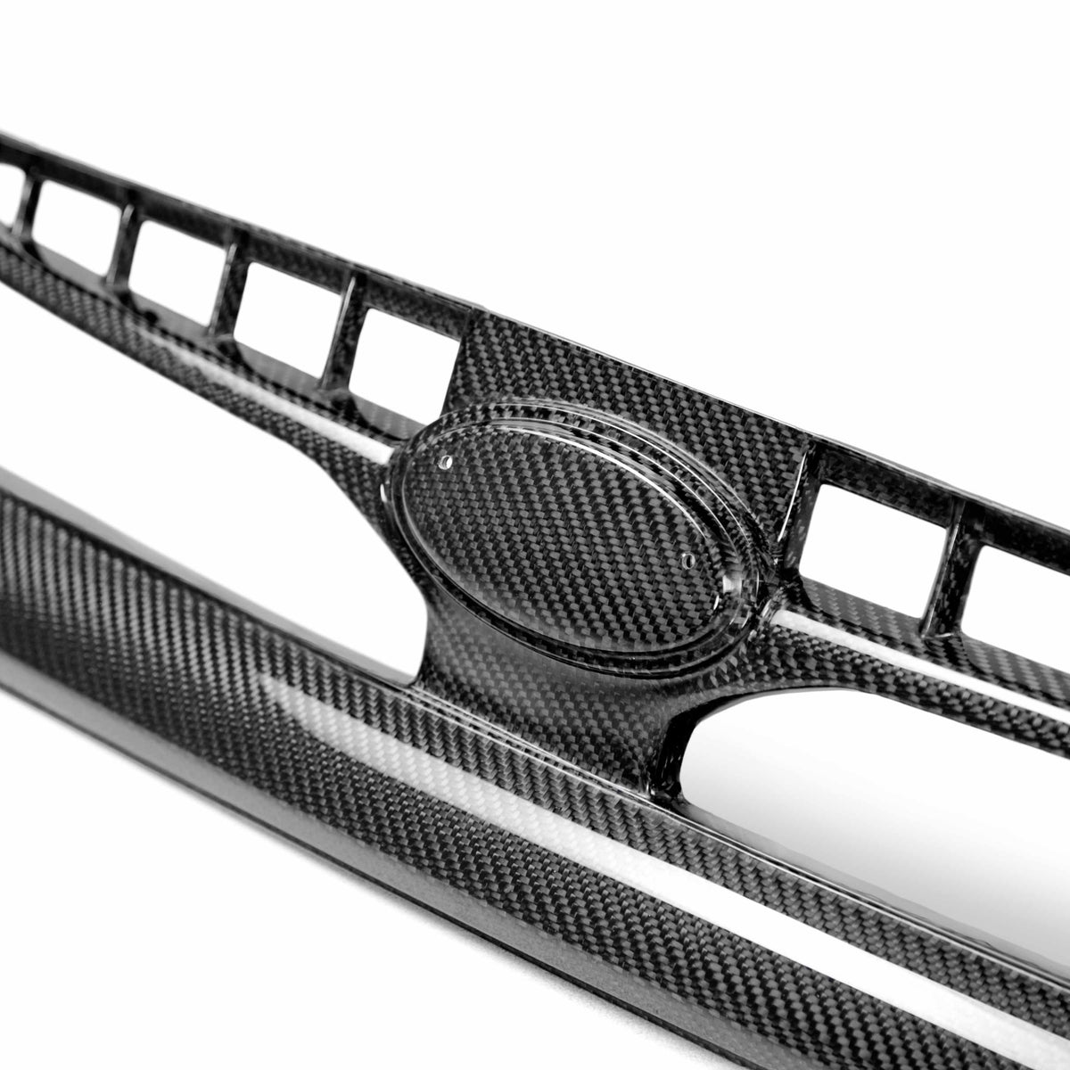 OEM-Style Carbon Fiber Front Grille for 2015-2017 Subaru WRX / STi