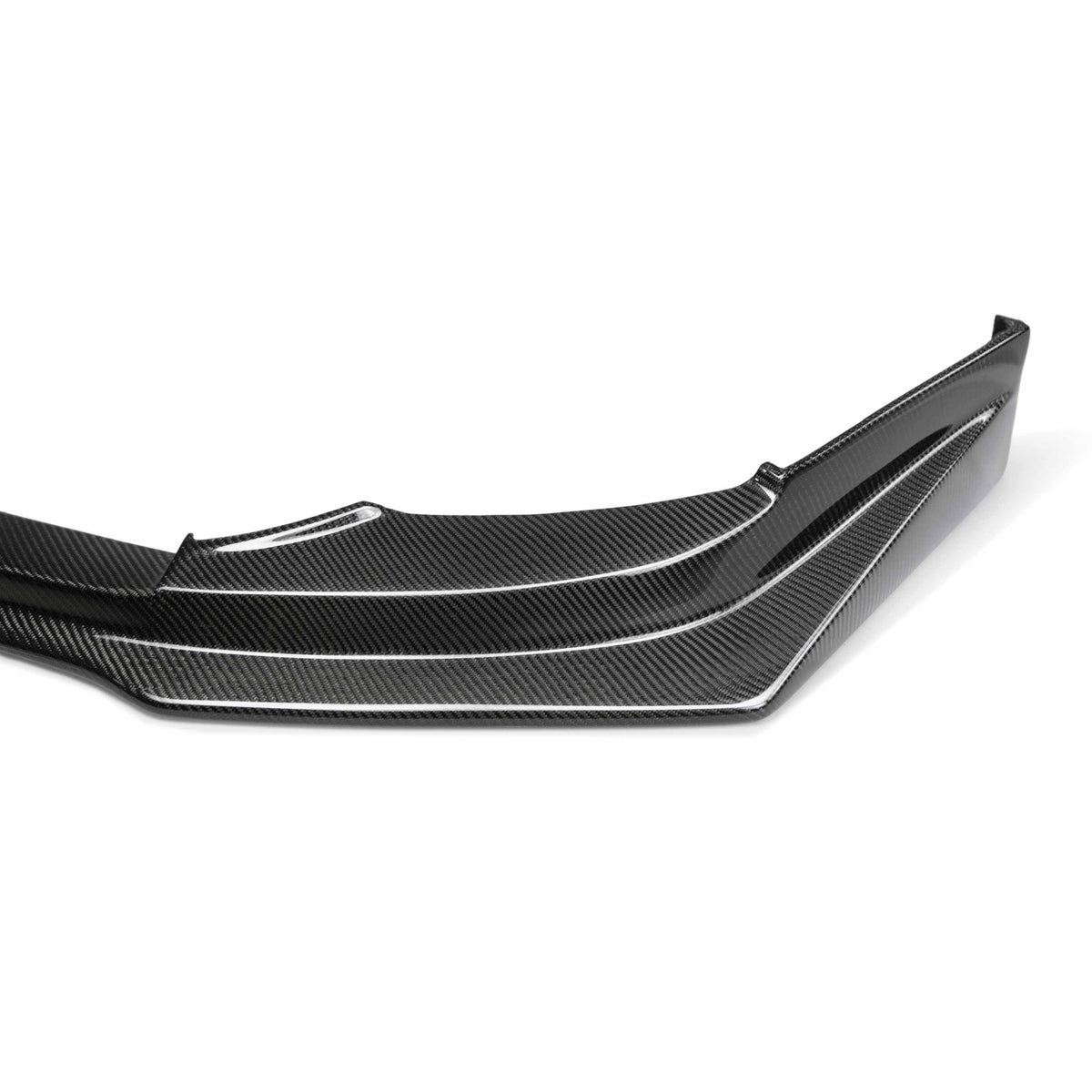 VR-Style Carbon Fiber Front Lip for 2008-2015 Mitsubishi Lancer EVO X