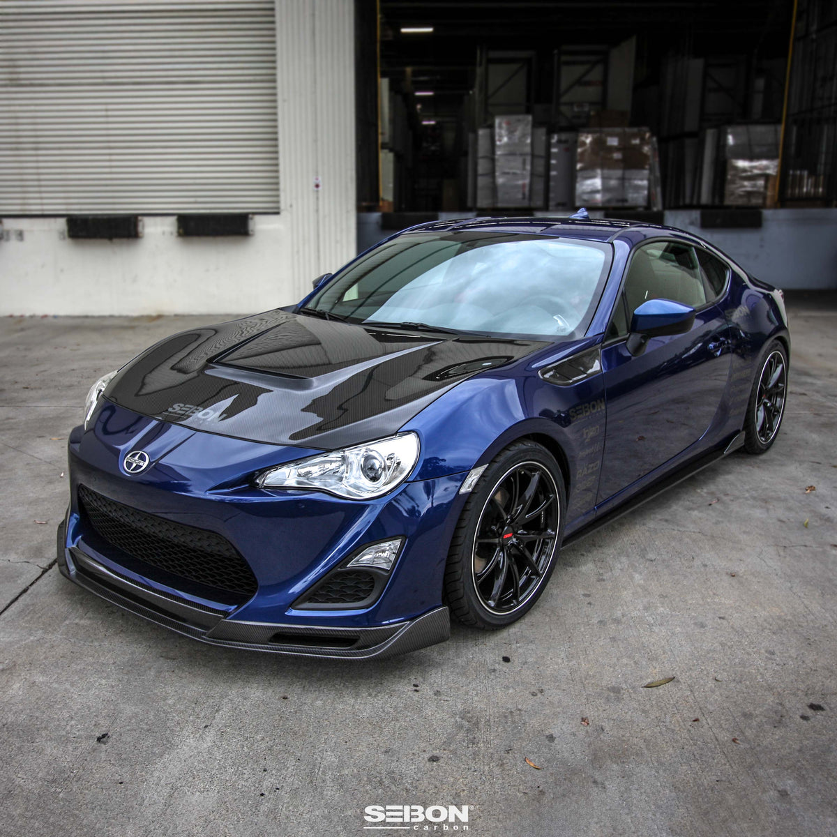 KC-Style Carbon Fiber Front Lip for 2013-2016 Scion FR-S