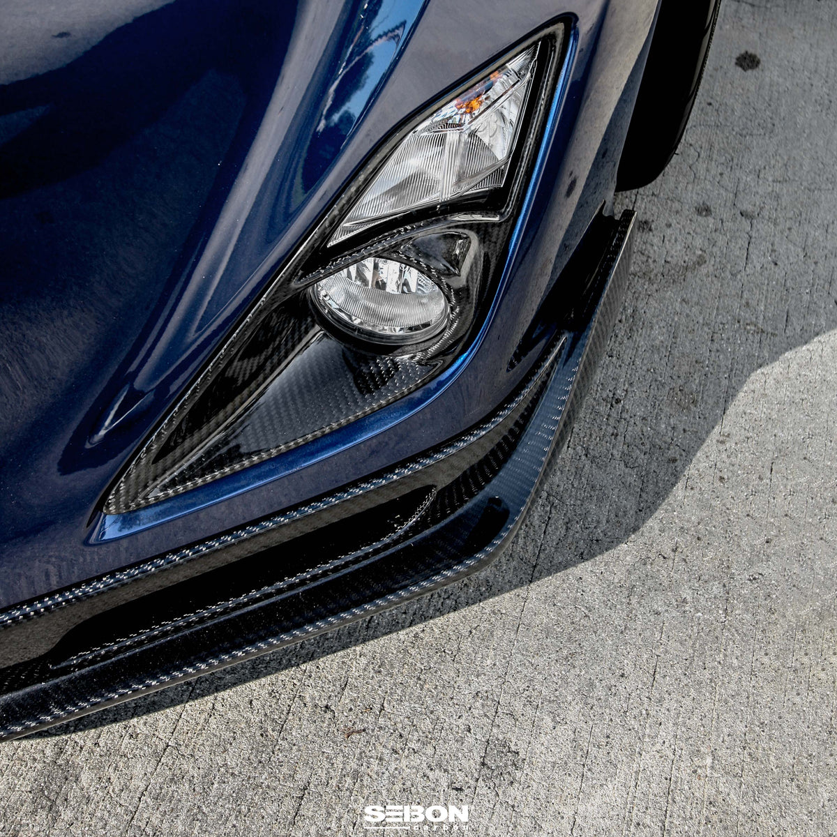KC-Style Carbon Fiber Front Lip for 2013-2016 Scion FR-S