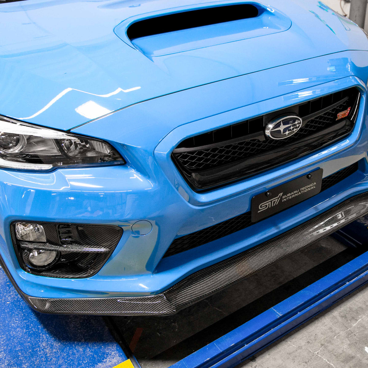 MB1-Style Carbon Fiber Front Lip for 2015-2017 Subaru WRX / STi