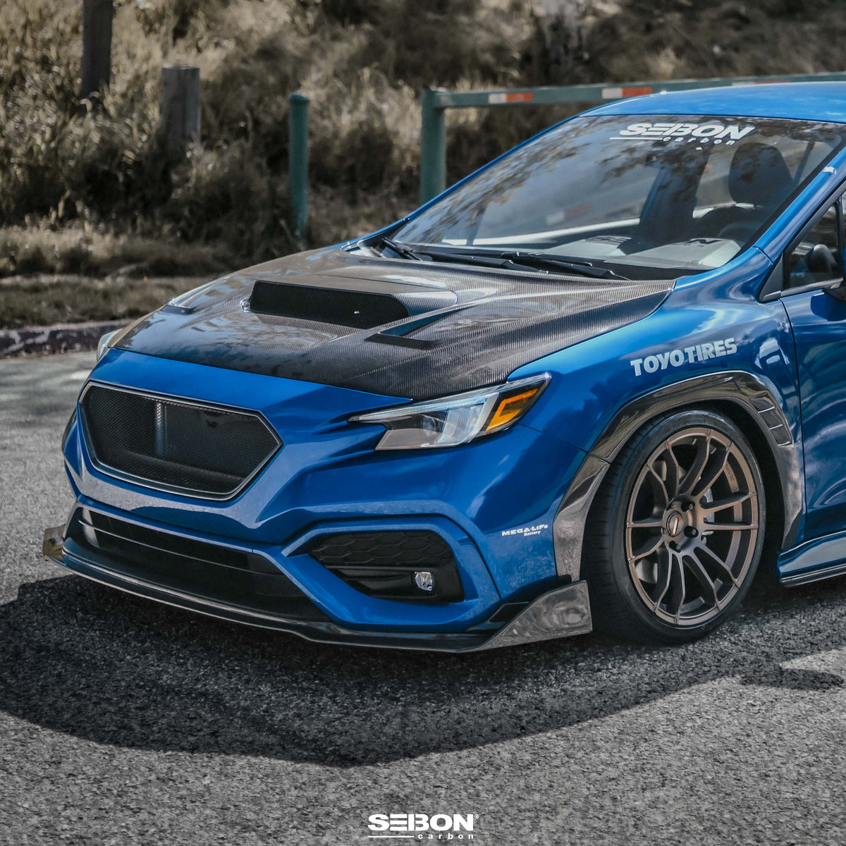 MB-Style Carbon Fiber Front Lip for 2022-2026 Subaru WRX