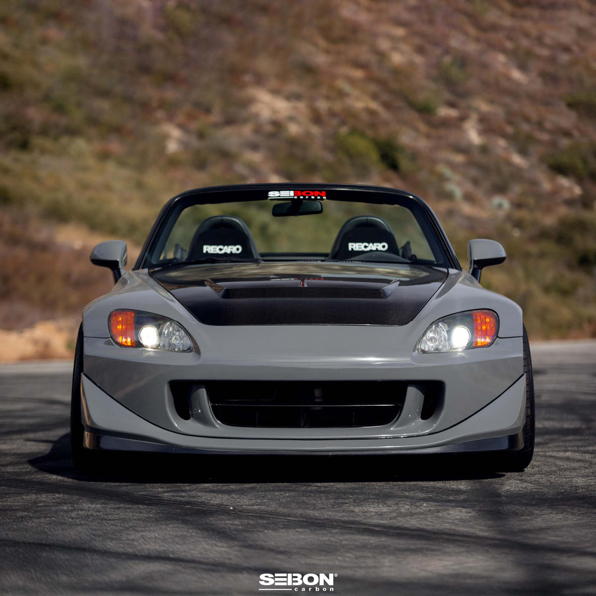 JS-Style Carbon Fiber hood for 2000-2009 Honda S2000
