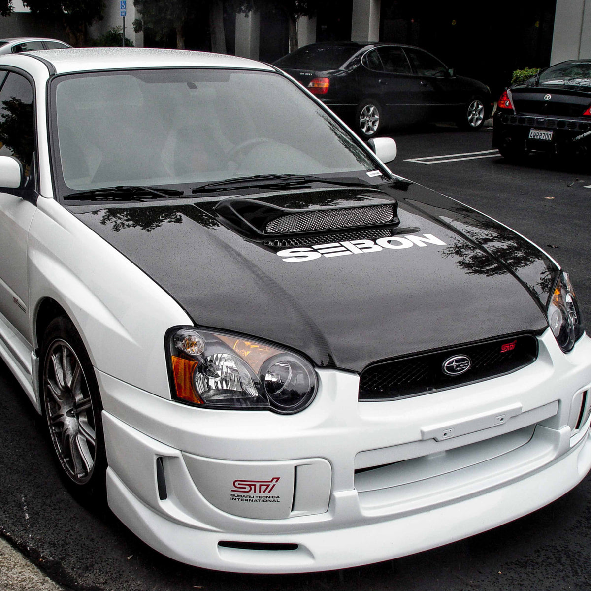 OEM-Style Carbon Fiber hood for 2004-2005 Subaru Impreza/WRX / STi
