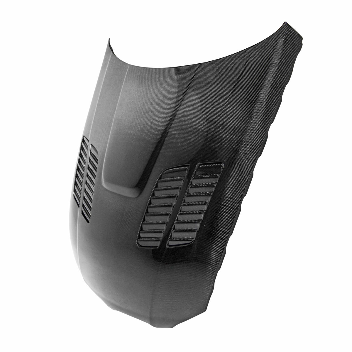 GTR-Style Carbon Fiber hood for 2007-2010 BMW E92 Coupe, pre LCI (Louvers are cosmetic - they do NOT vent air)