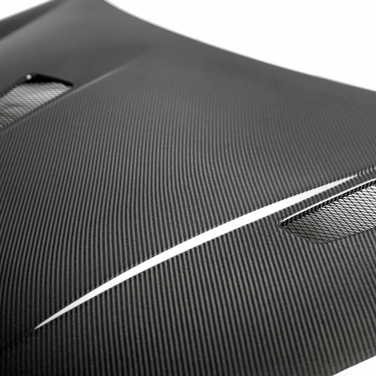 TM-Style Carbon Fiber hood for 2010-2014 Volkswagen Golf / GTI (Shaved)
