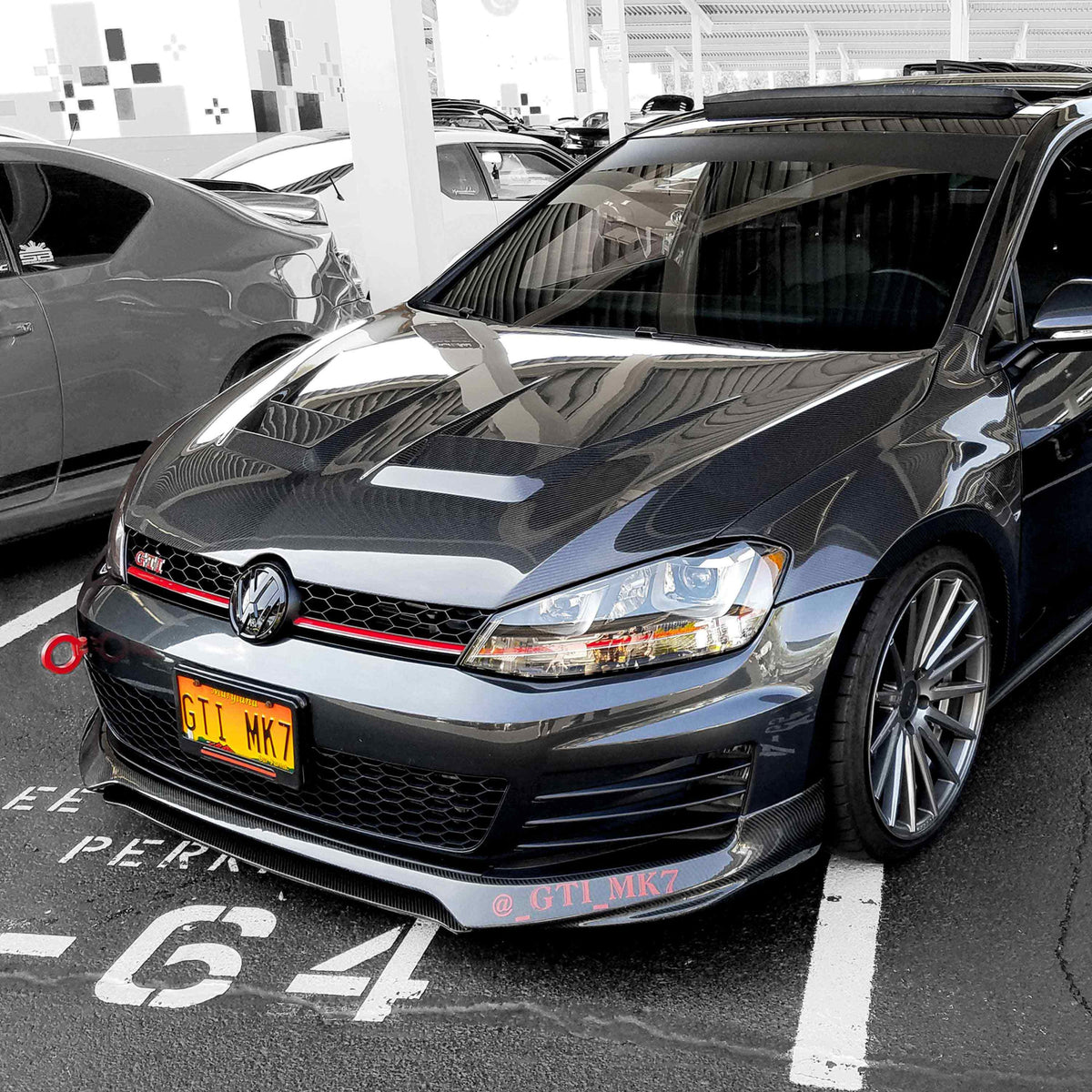 DV-Style Carbon Fiber hood for 2015-2021 Volkswagen Golf / GTI / R