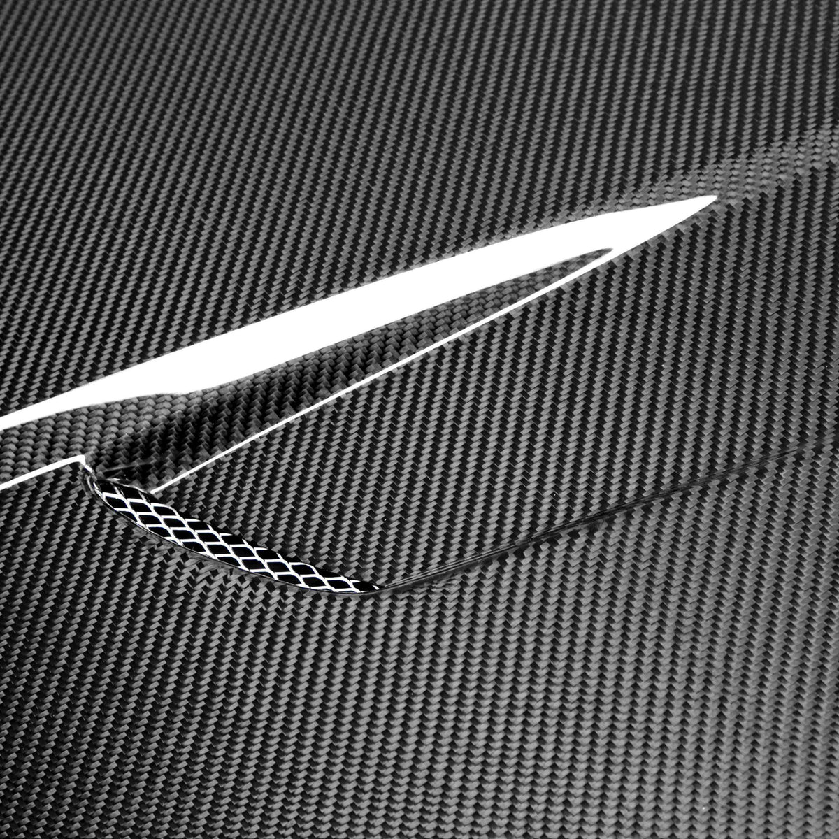 TM-Style Carbon Fiber hood for 2015-2021 Volkswagen Golf / GTI / R