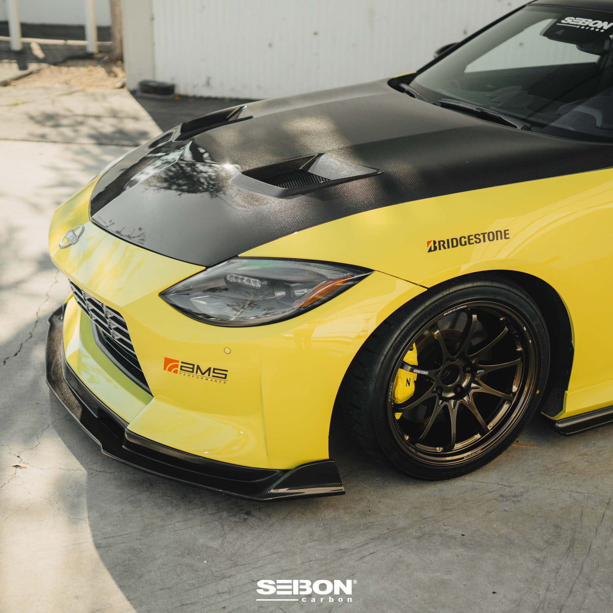 GT-Style Carbon Fiber hood for 2023-2026 Nissan Z