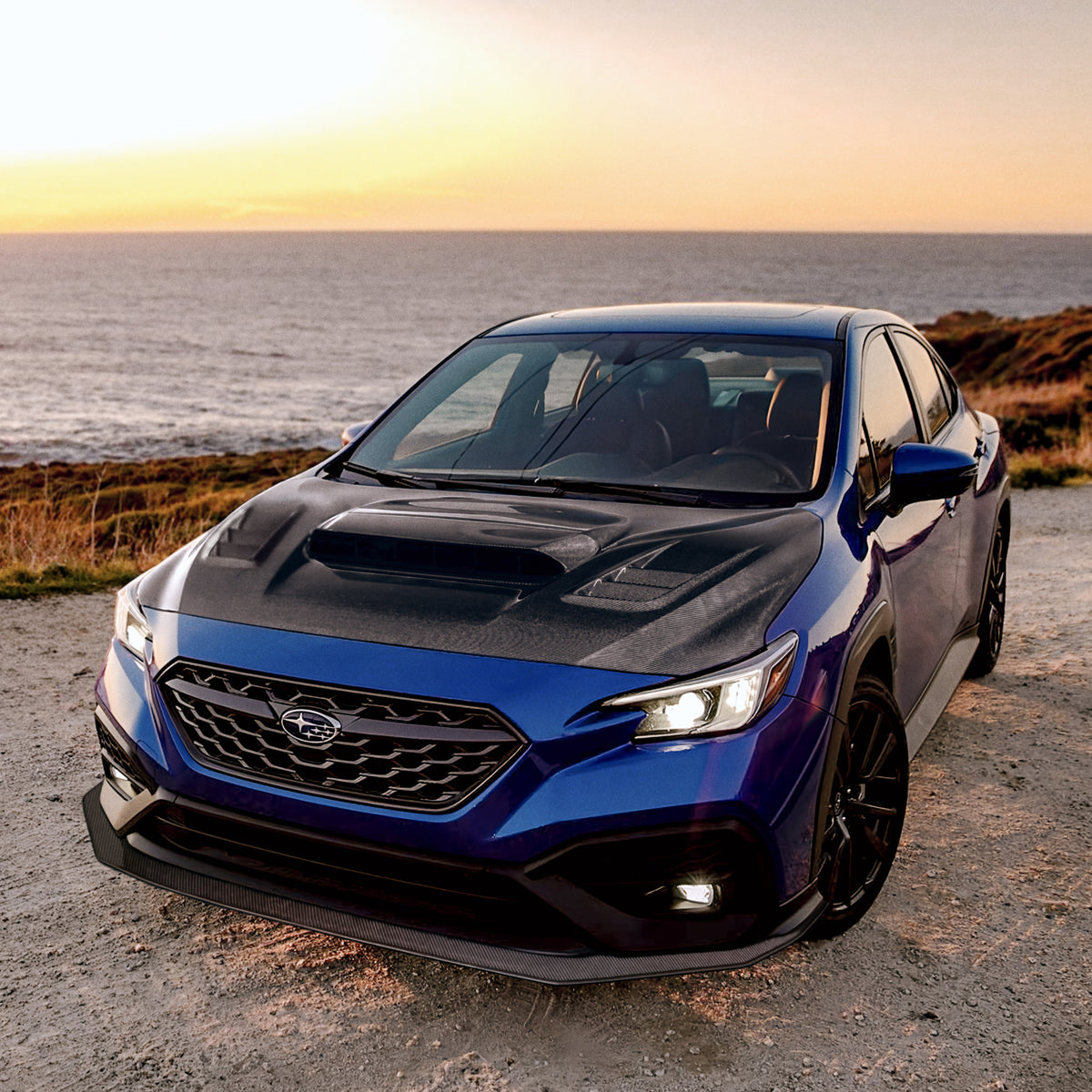 CW-Style Carbon Fiber hood for 2022-2026 Subaru WRX