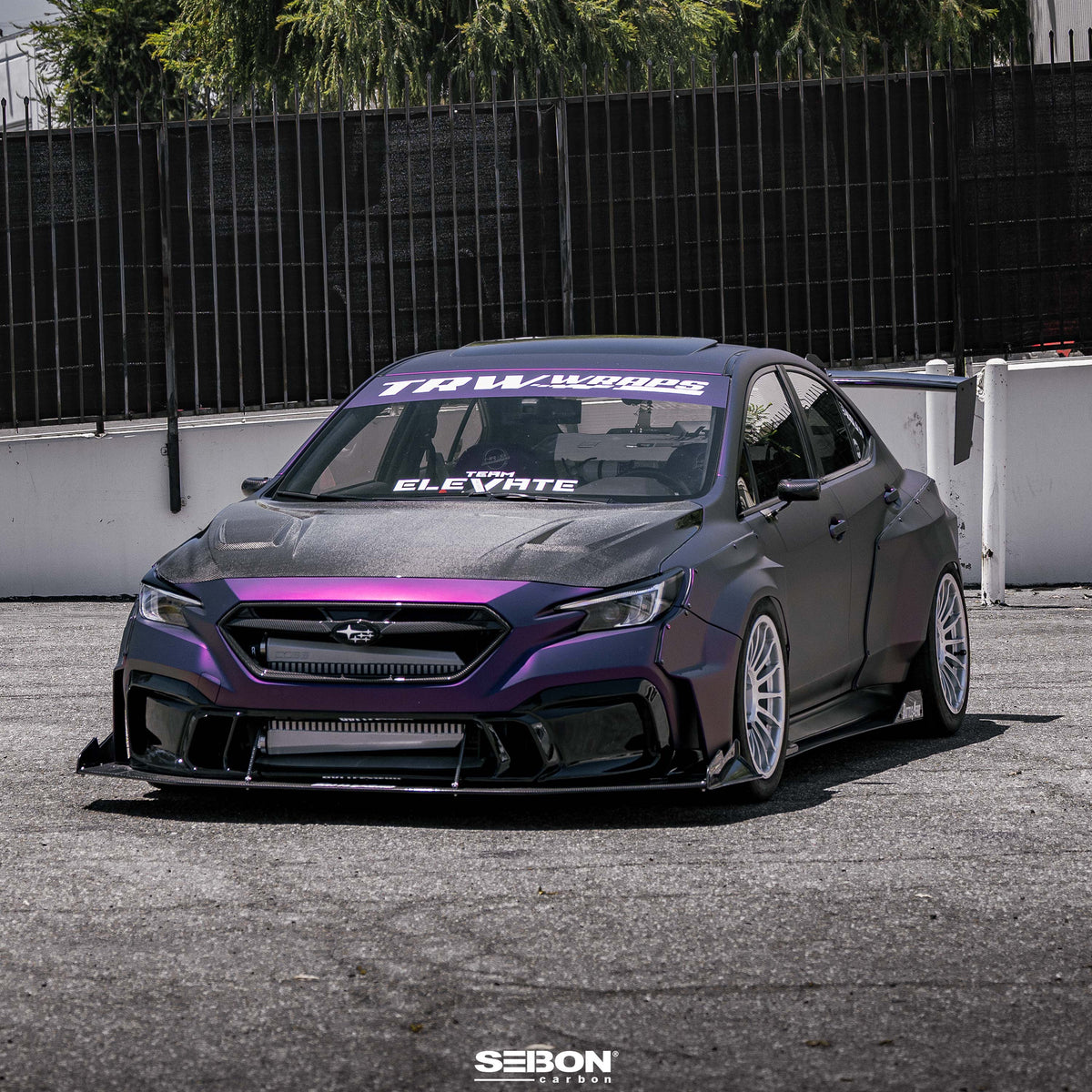 VSII-Style Carbon Fiber hood for 2022-2026 Subaru WRX