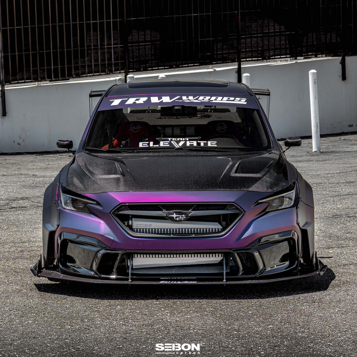 VSII-Style Carbon Fiber hood for 2022-2026 Subaru WRX