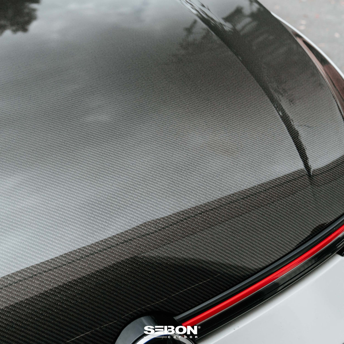 OEM-Style Carbon Fiber hood for 2022-2026 Volkswagen Golf GTI / R