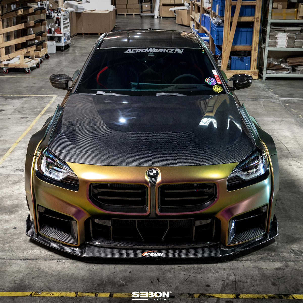 OEM-Style Double-Sided Carbon Fiber Hood for 2022-2026 BMW G42 2 Series Coupe / G87 M2