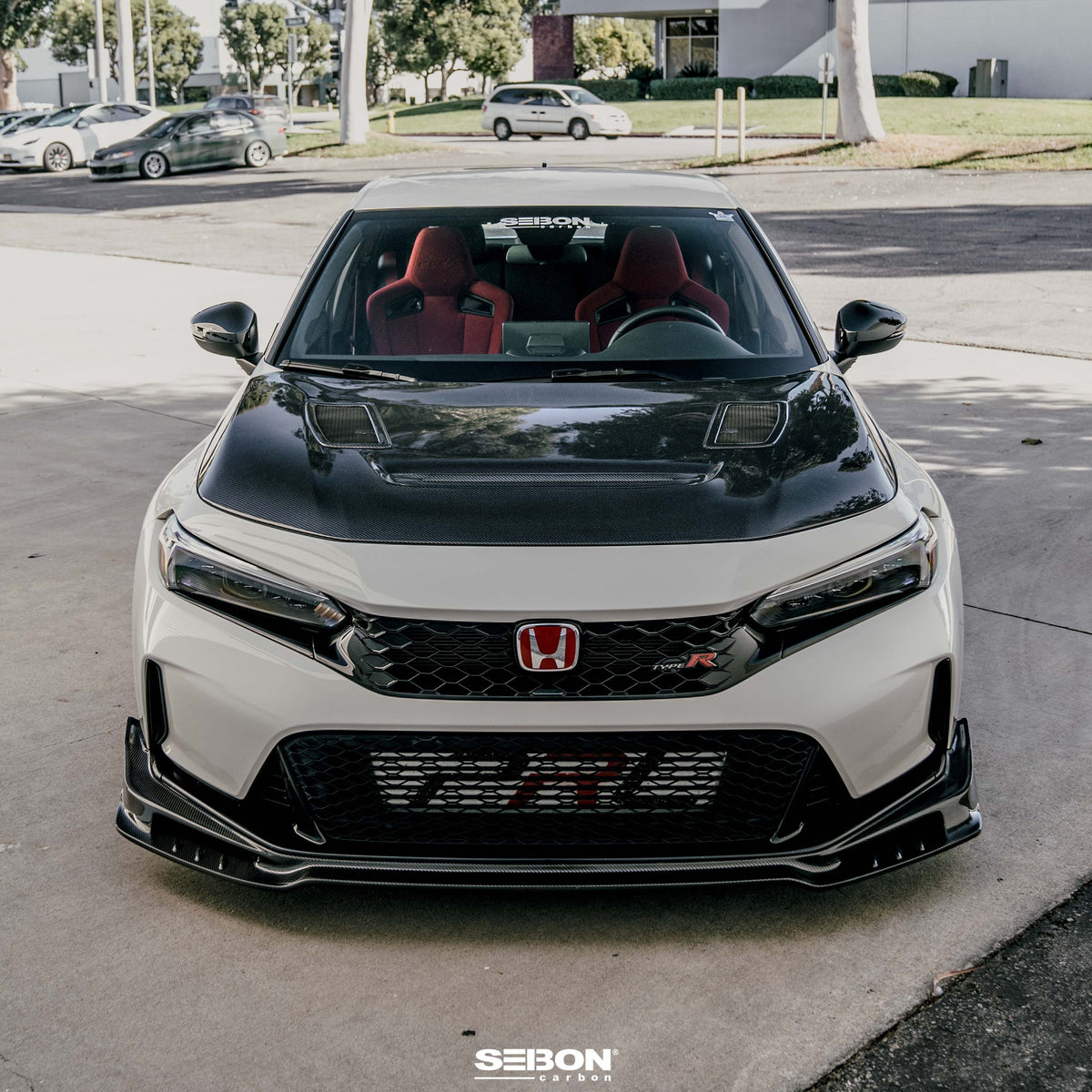 GT-Style Double Sided Carbon Fiber Hood For 2023-2026 Honda Civic Type R