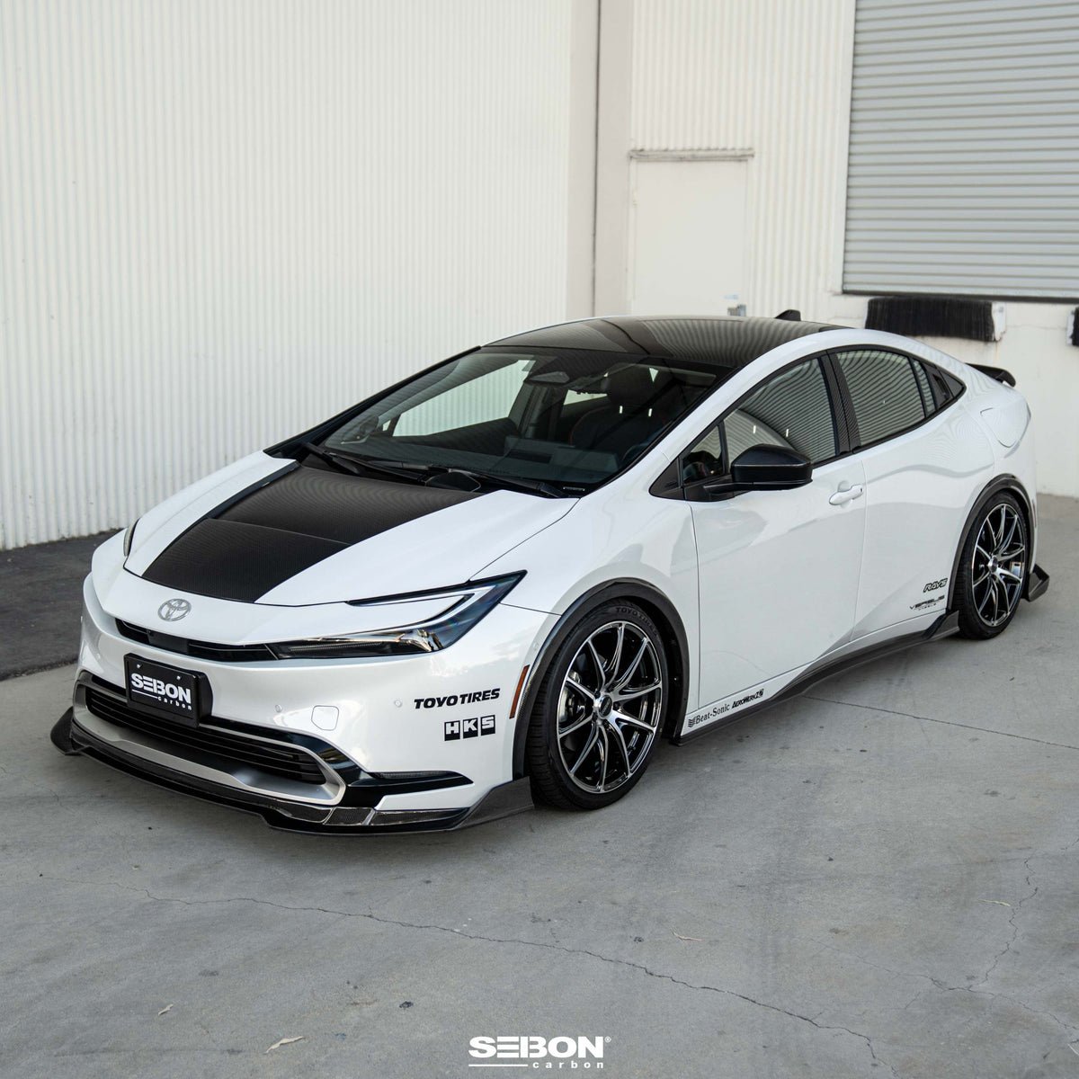 VT-Style Carbon Fiber Hood for 2023-2026 Toyota Prius