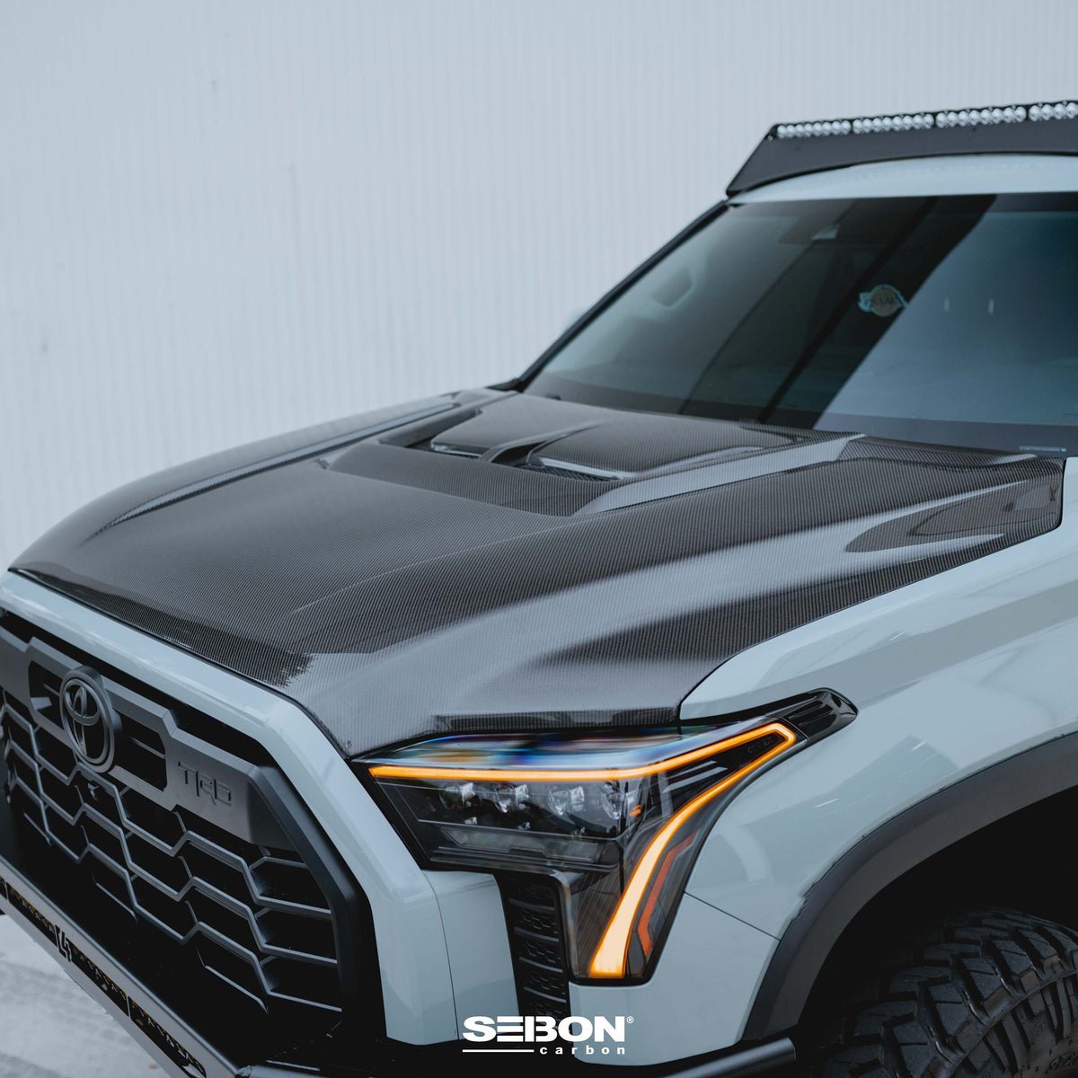 RR-Style Carbon Fiber hood for 2022-2026 Toyota Tundra / 2023-2026 Toyota Sequoia