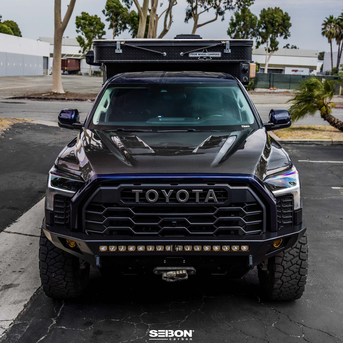 TS-Style Carbon Fiber hood for 2022-2026 Toyota Tundra / 2023-2026 Toyota Sequoia