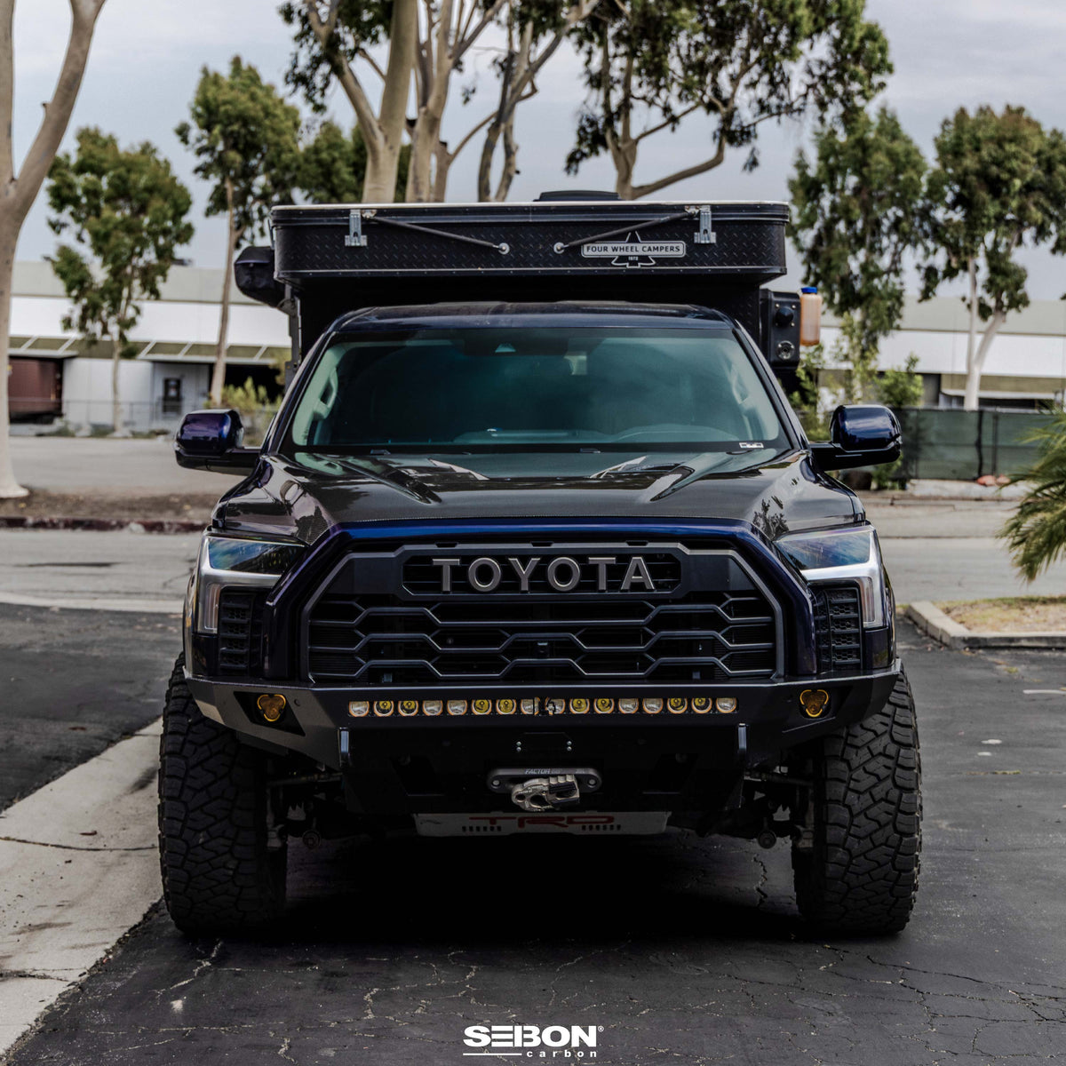 TS-Style Carbon Fiber hood for 2022-2026 Toyota Tundra / 2023-2026 Toyota Sequoia