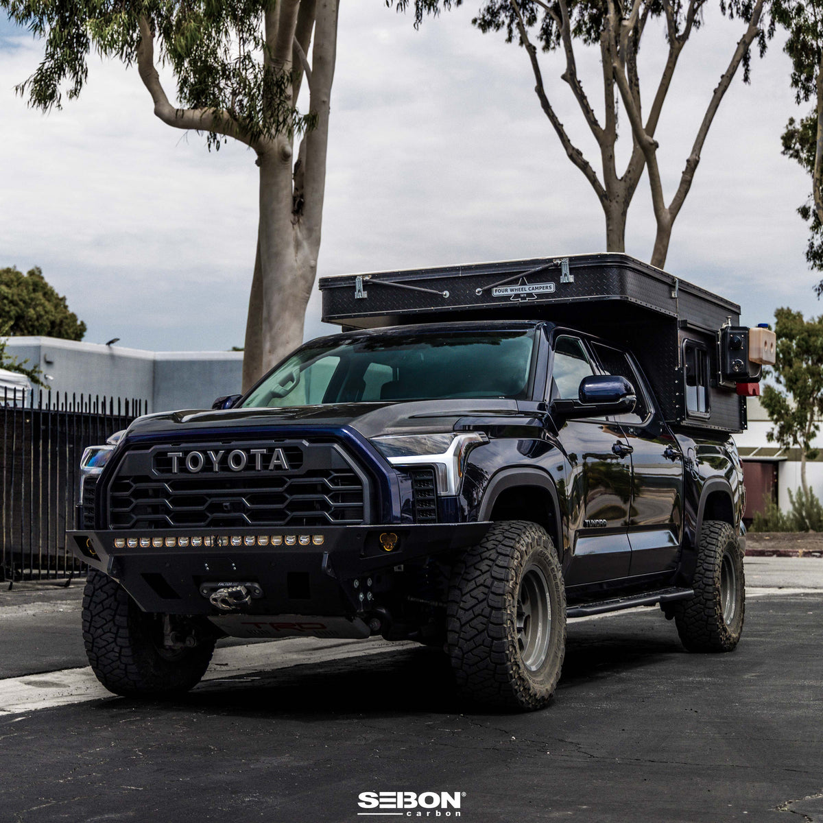TS-Style Carbon Fiber hood for 2022-2026 Toyota Tundra / 2023-2026 Toyota Sequoia