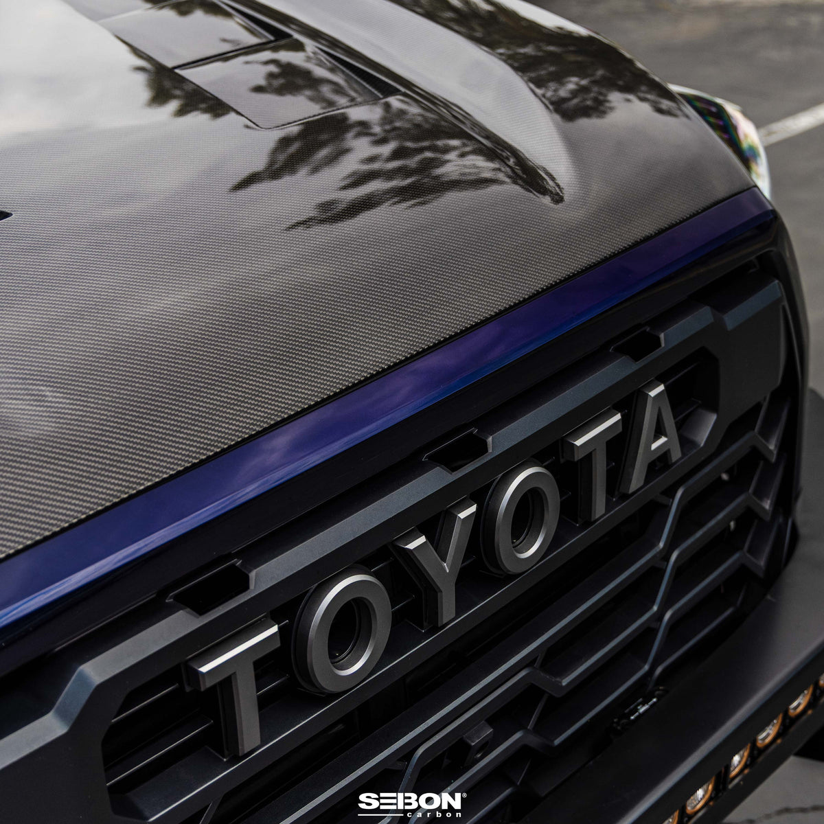 TS-Style Carbon Fiber hood for 2022-2026 Toyota Tundra / 2023-2026 Toyota Sequoia