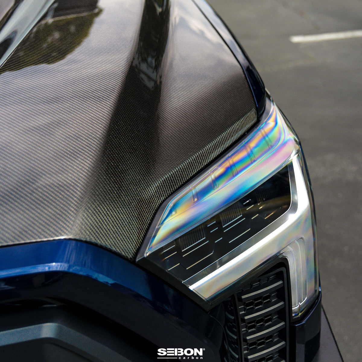 TS-Style Carbon Fiber hood for 2022-2026 Toyota Tundra / 2023-2026 Toyota Sequoia