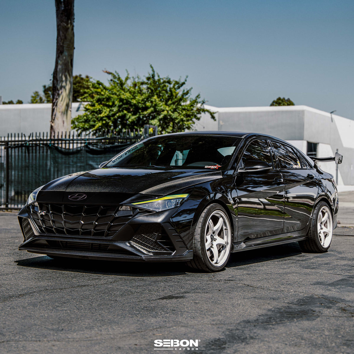 OEM-Style Carbon Fiber Hood for 2021-2025 Hyundai Elantra / Elantra N
