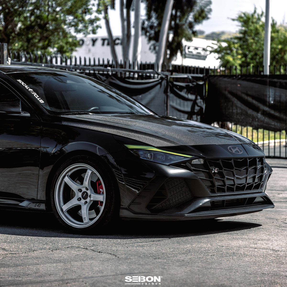 OEM-Style Carbon Fiber Hood for 2021-2025 Hyundai Elantra / Elantra N
