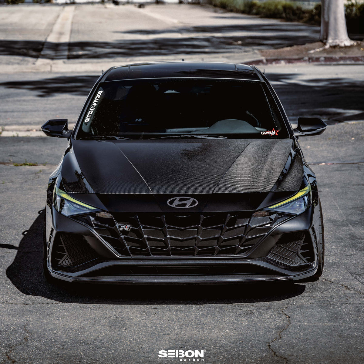 OEM-Style Carbon Fiber Hood for 2021-2025 Hyundai Elantra / Elantra N
