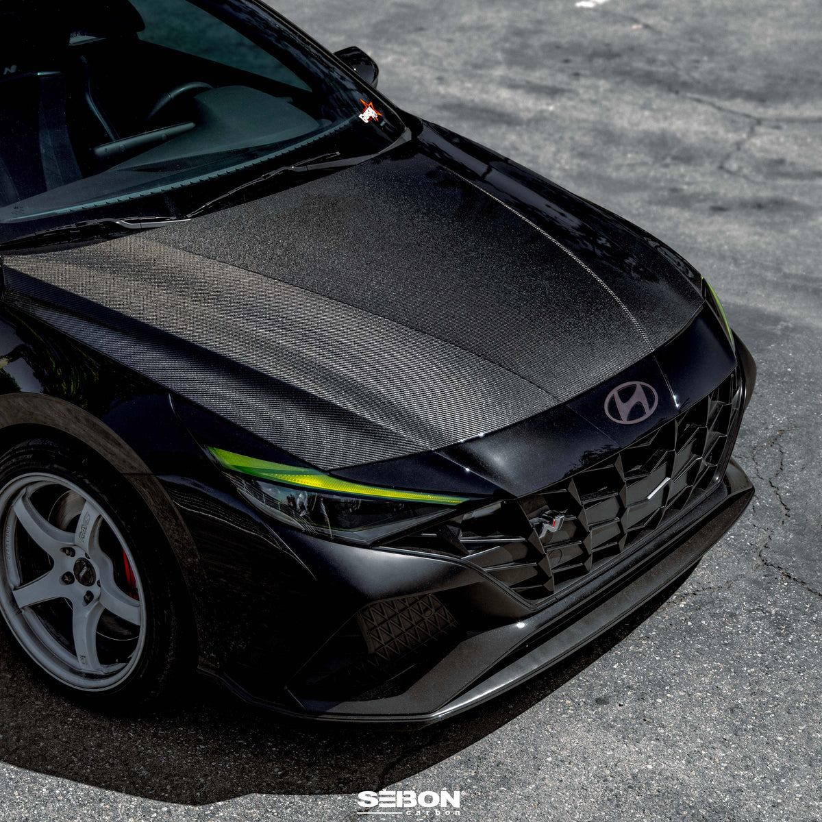 OEM-Style Carbon Fiber Hood for 2021-2025 Hyundai Elantra / Elantra N