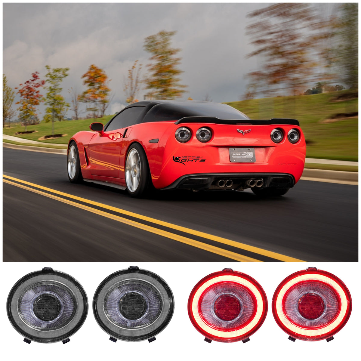 2005-2013 C6 Corvette Morimoto Gen 2 XB LED Tail Lights
