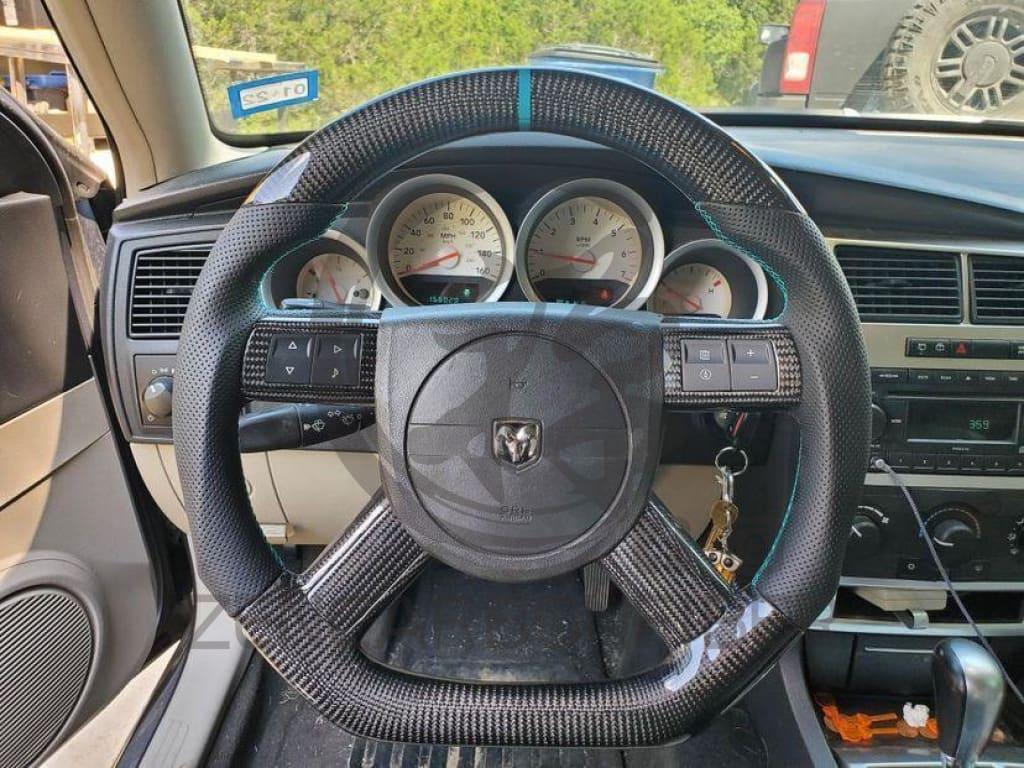 2005-2010 Chrysler 300/ Dodge Charger/Challenger/Magnum Carbon Fiber Steering Wheel