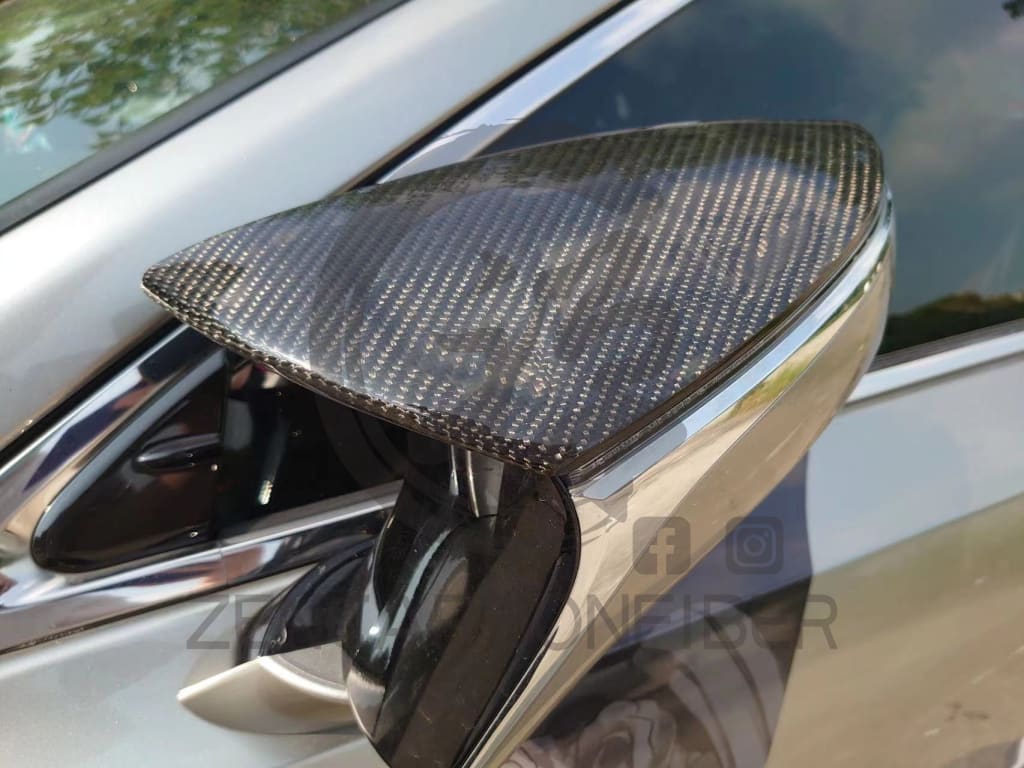 2021+ Lexus 4IS/2020+ RC Winglet Carbon Fiber Mirror Caps Replacement