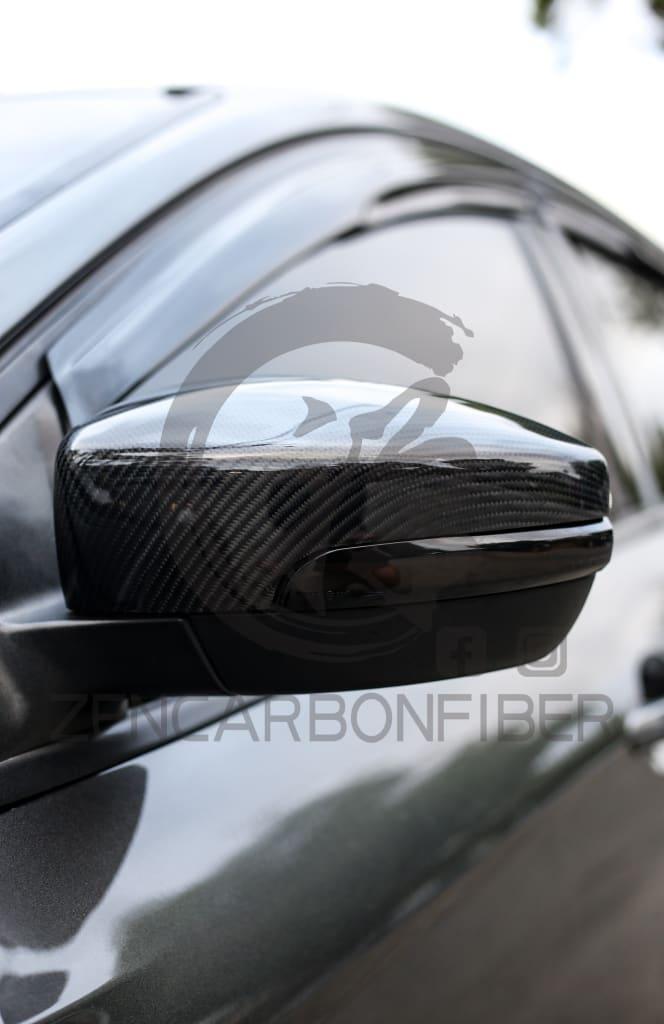 2012+ Ford Focus ST/RS Carbon Fiber Mirror Caps Replacement