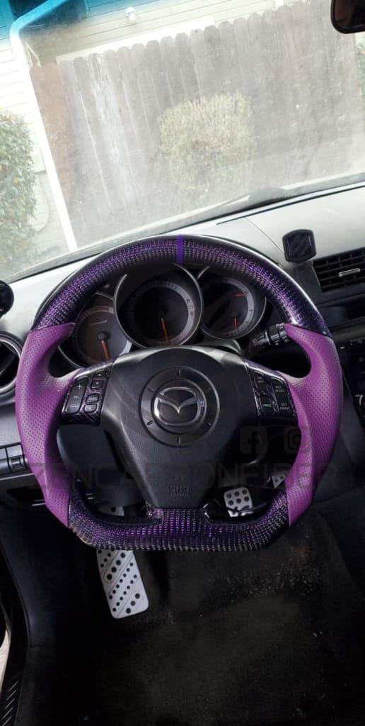 2003-2009 Mazdaspeed3/Mazda3 Carbon Fiber Steering Wheel