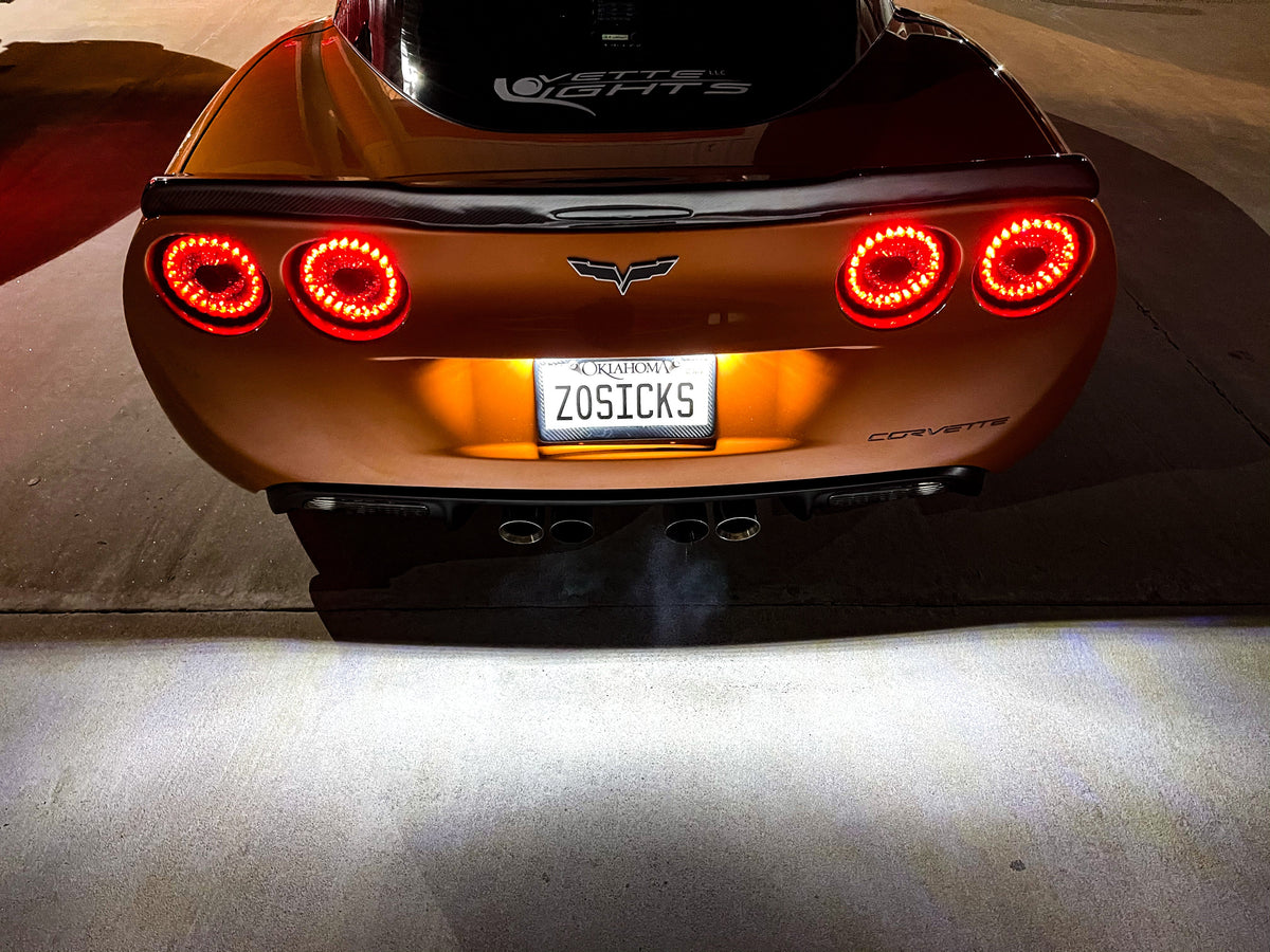 1997-2013 C5 C6 Corvette License Plate Brightest Available License Plate LED Assemblies
