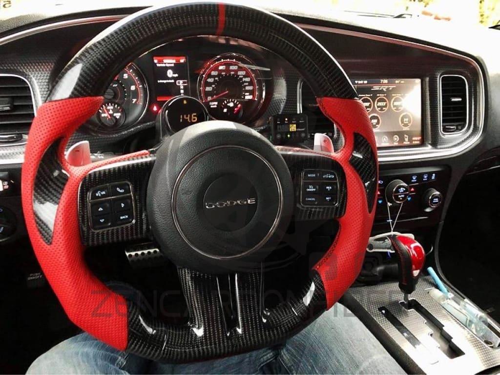 2012-2014 Dodge/Jeep/Chrysler SRT8 Carbon Fiber Steering Wheel