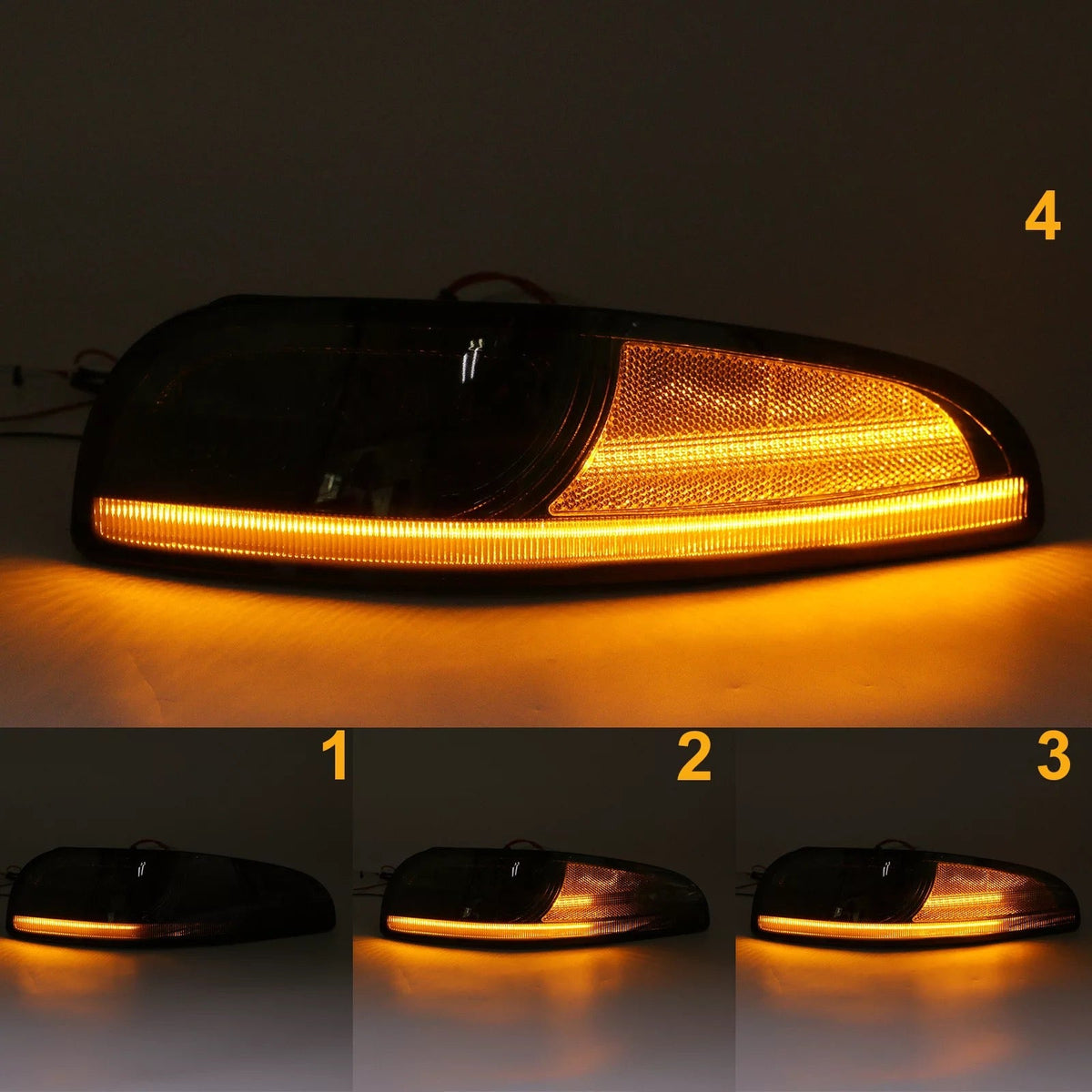 1997-2004 C5 Corvette Laser LED Front Corner Assemblies