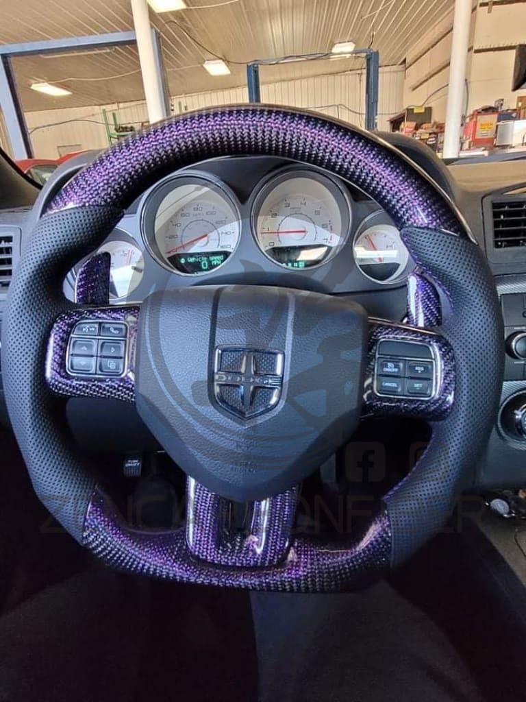 2011-2014 Dodge Charger/Challenger/Durango Carbon Fiber Steering Wheel (non-SRT8)