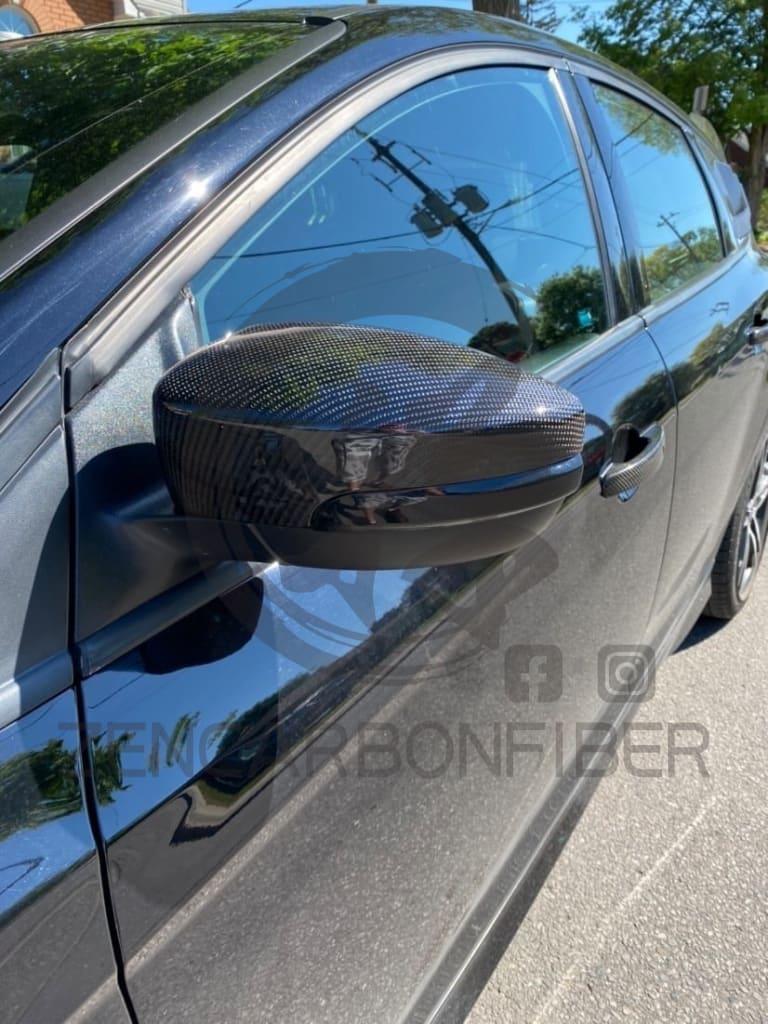 2012+ Ford Focus ST/RS Carbon Fiber Mirror Caps Replacement