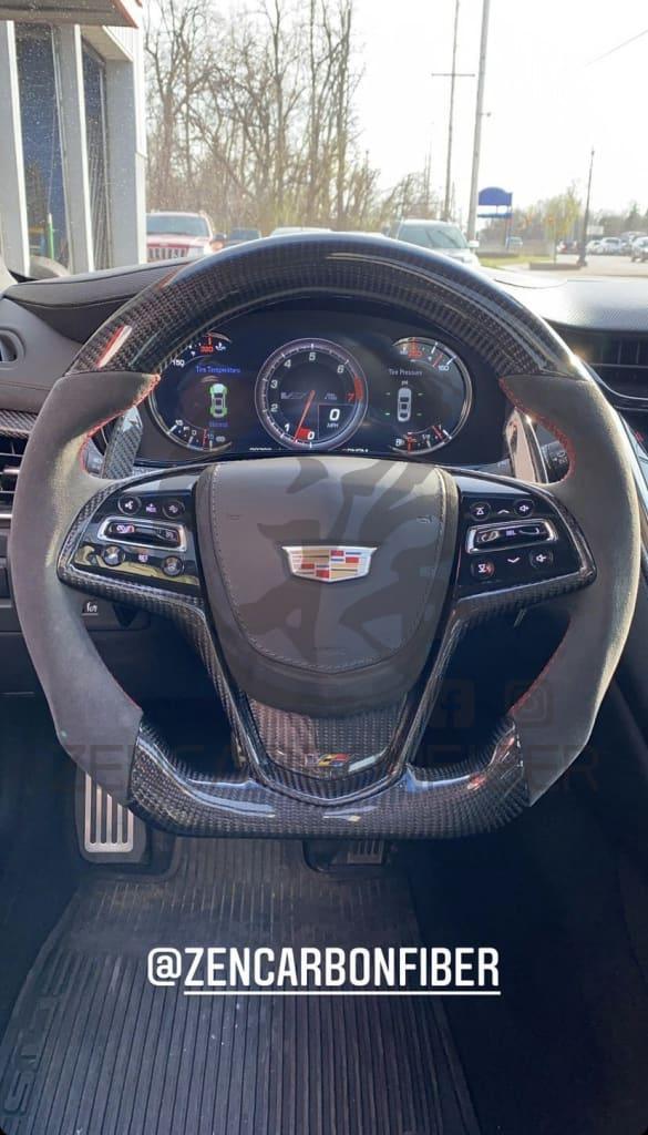 2013-2019 Cadillac ATS/CTS Carbon Fiber Steering Wheel