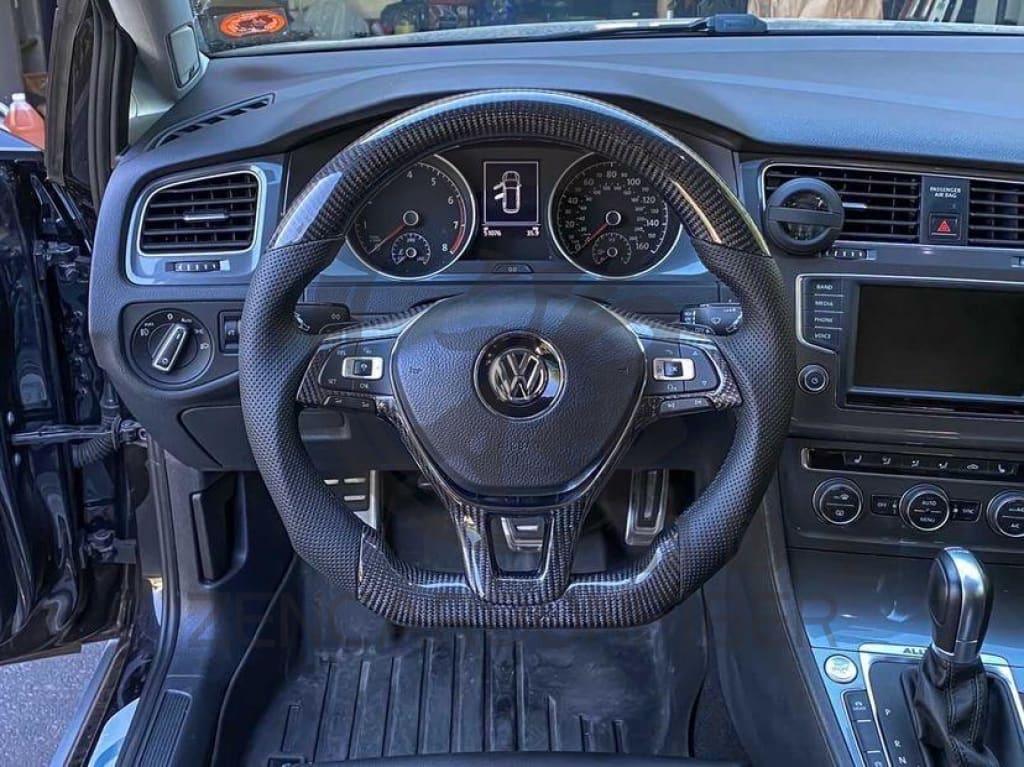 2015-2021 Volkswagen/VW MK7 Golf/Jetta/Passat Carbon Fiber Steering Wheel
