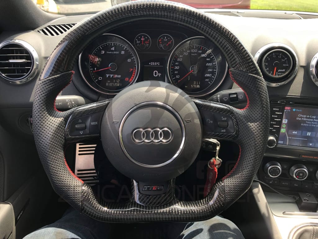 2006-2015 Audi R8/TT Carbon Fiber Steering Wheel