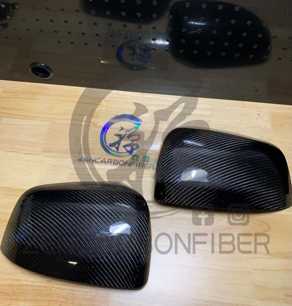 2011+ Jeep Grand Cherokee/Dodge Durango Carbon Fiber Mirror Caps Replacement