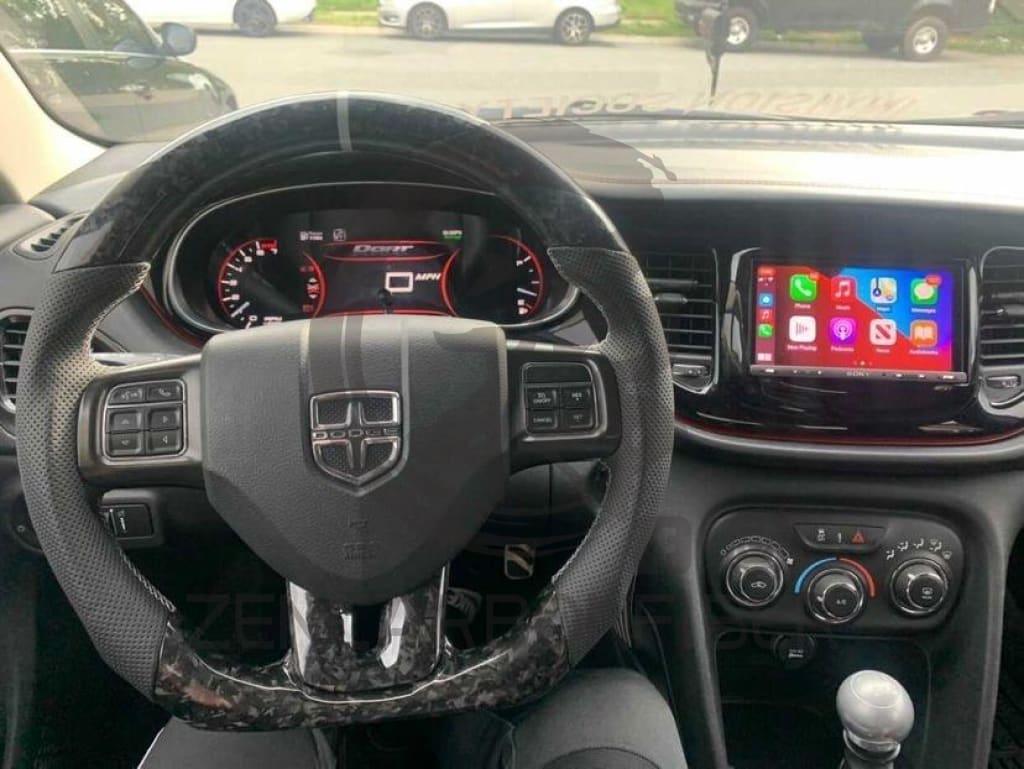 Dodge Dart/Avenger Carbon Fiber Steering Wheel