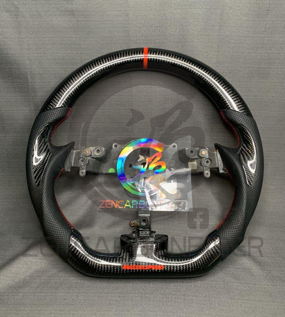 2003-2008 Mazdaspeed 6/Mazda6 Carbon Fiber Steering Wheel