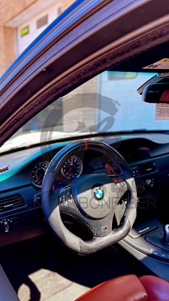 2006-2011 BMW E9X/E8X Sport Carbon Fiber Steering Wheel