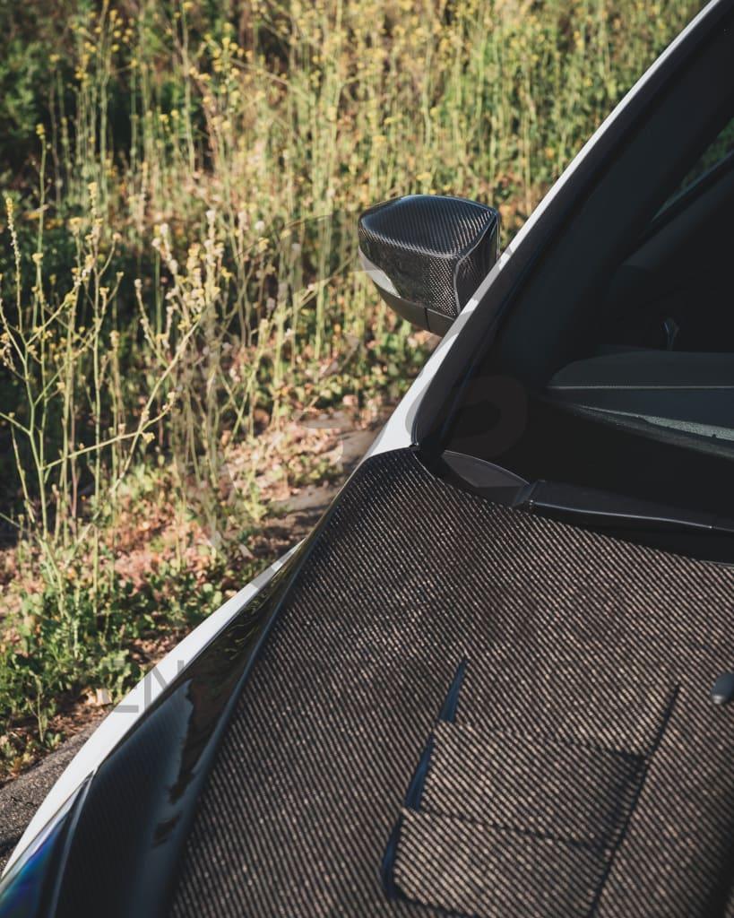 2012+ Ford Focus ST/RS Carbon Fiber Mirror Caps Replacement
